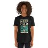 "Keep Calm and Push to Production" Unisex T-Shirt – Soft, Durable, and Built for Dev Life - Image 3