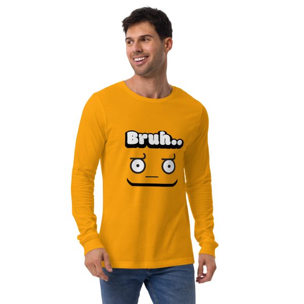 "Bruh" Unisex Long Sleeve T-Shirt – Casual & Comfortable Everyday Wear - Image 6