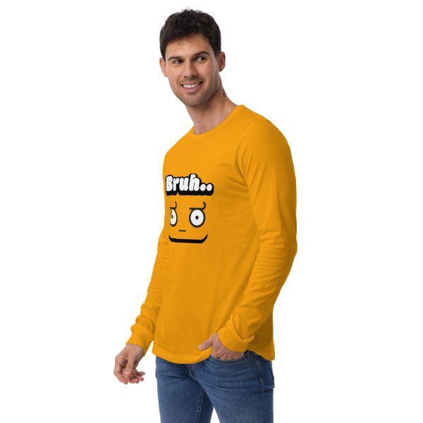 "Bruh" Unisex Long Sleeve T-Shirt – Casual & Comfortable Everyday Wear - Image 7