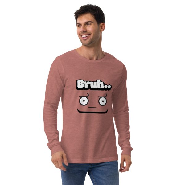 "Bruh" Unisex Long Sleeve T-Shirt – Casual & Comfortable Everyday Wear - Image 2