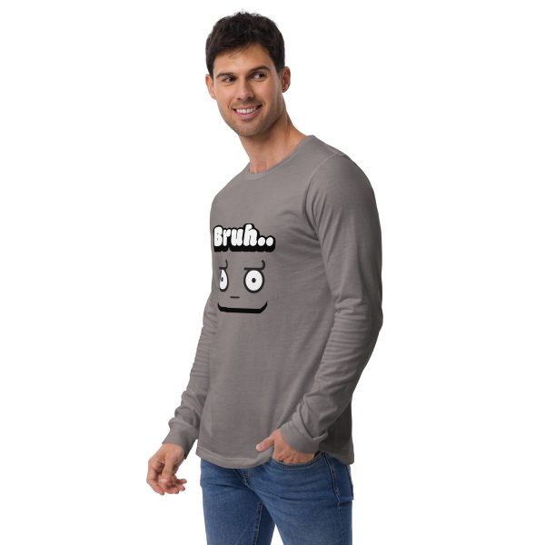 "Bruh" Unisex Long Sleeve T-Shirt – Casual & Comfortable Everyday Wear - Image 5