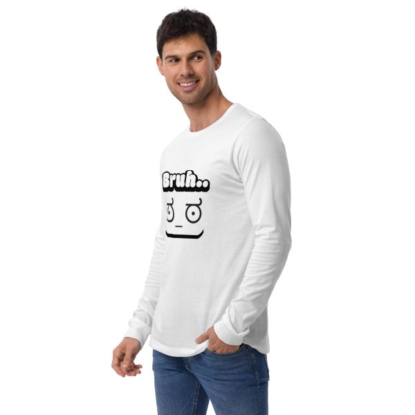 "Bruh" Unisex Long Sleeve T-Shirt – Casual & Comfortable Everyday Wear - Image 11