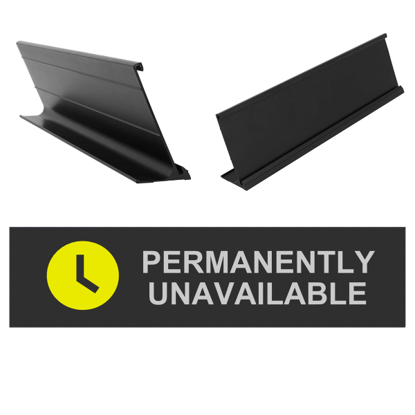 Permanently Unavailable Teams Office Business Desk Sign Name Plate and Holder