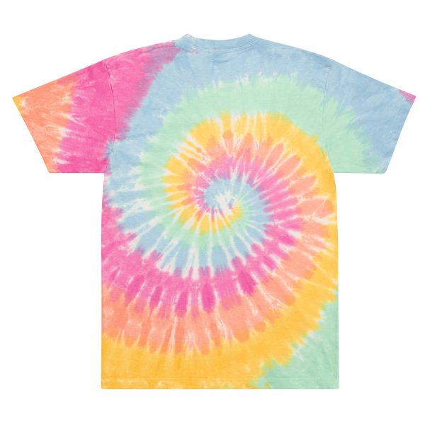 "Plant Mom AF" Engraved Tie-Dye T-Shirt – Oversized, 100% Cotton for Ultimate Comfort - Image 5