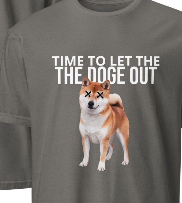 Time to Let the DOGE Out Short-Sleeve Unisex T-Shirt