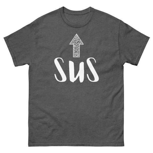 "SUS Arrow" Unisex T-Shirt – Funny Impostor Meme Tee, Sussy Design - Image 8