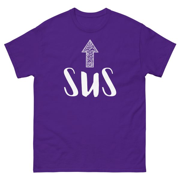 "SUS Arrow" Unisex T-Shirt – Funny Impostor Meme Tee, Sussy Design - Image 6