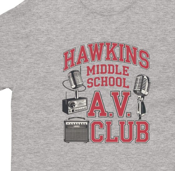 Hawkins Middle School A.V. Club – Retro Stranger Tribute Unisex Classic Tee