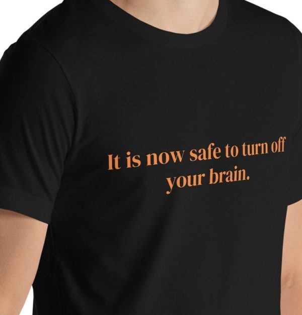 It Is Now Safe To Turn Off Your Computer Nerdy Retro Windows Unisex T-Shirt