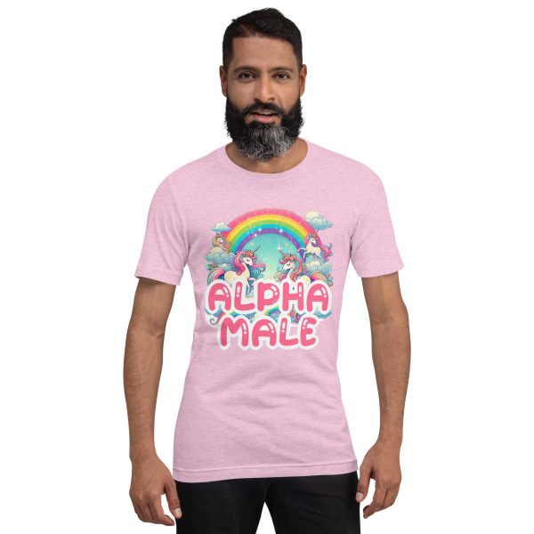 "Alpha Male" Rainbow & Unicorns T-Shirt – Soft, Playful, and Unapologetically Bold - Image 15