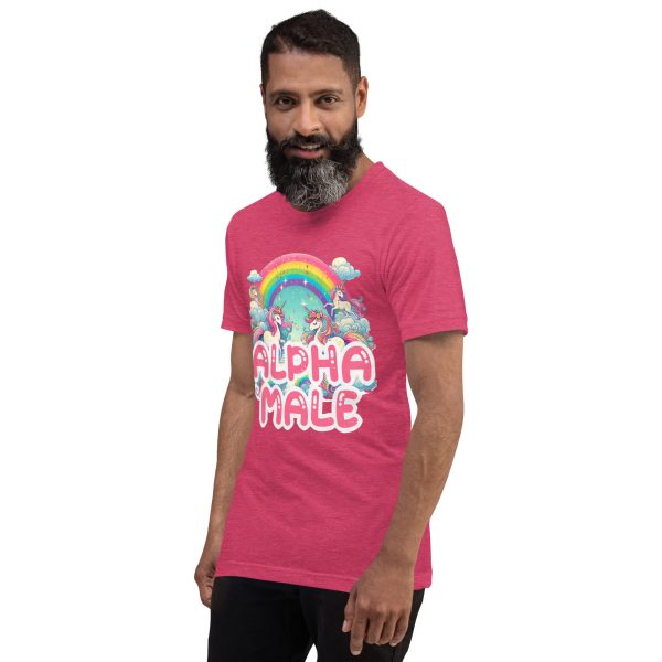 "Alpha Male" Rainbow & Unicorns T-Shirt – Soft, Playful, and Unapologetically Bold - Image 13