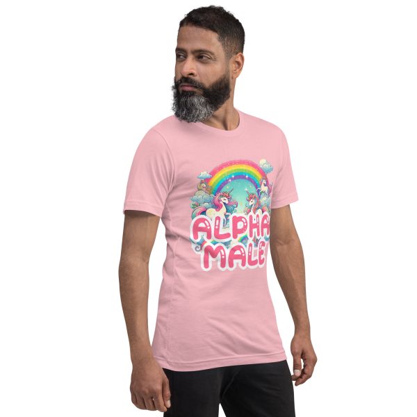 "Alpha Male" Rainbow & Unicorns T-Shirt – Soft, Playful, and Unapologetically Bold - Image 25