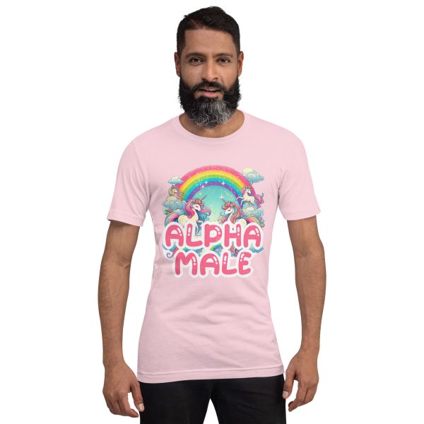 "Alpha Male" Rainbow & Unicorns T-Shirt – Soft, Playful, and Unapologetically Bold - Image 26