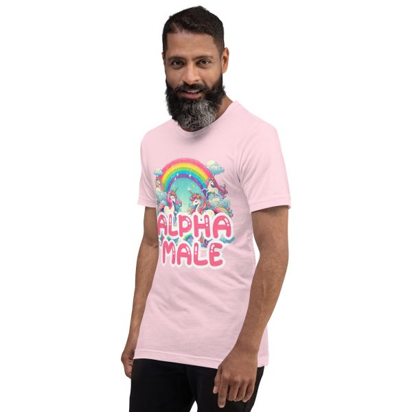 "Alpha Male" Rainbow & Unicorns T-Shirt – Soft, Playful, and Unapologetically Bold - Image 28