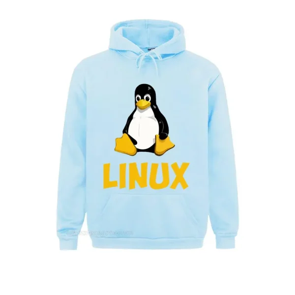 Linux Tux Penguin Hoodie – Harajuku-Style Pullover for Programmers, Developers & Tech Geeks - Image 5