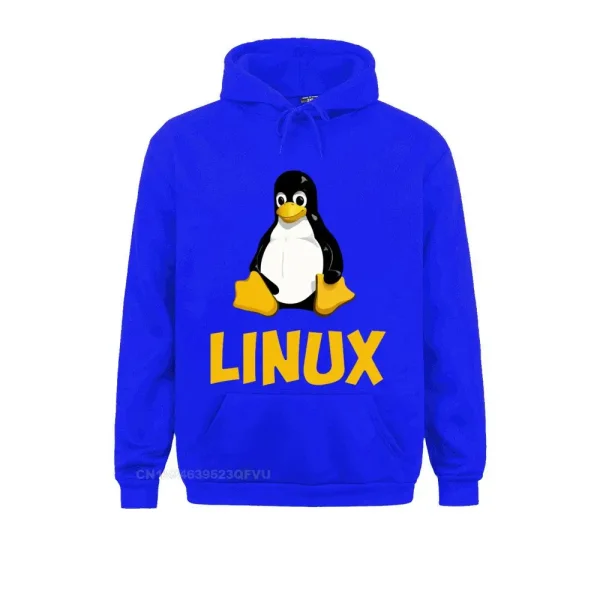 Linux Tux Penguin Hoodie – Harajuku-Style Pullover for Programmers, Developers & Tech Geeks - Image 4