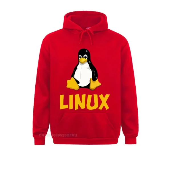 Linux Tux Penguin Hoodie – Harajuku-Style Pullover for Programmers, Developers & Tech Geeks - Image 6