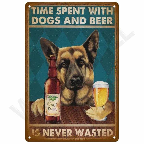 Vintage Tin Signs – Retro Metal Wall Art for Home, Office & Man Cave Decor - Image 4