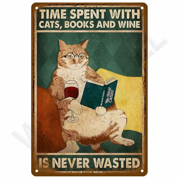 Vintage Tin Signs – Retro Metal Wall Art for Home, Office & Man Cave Decor - Image 3