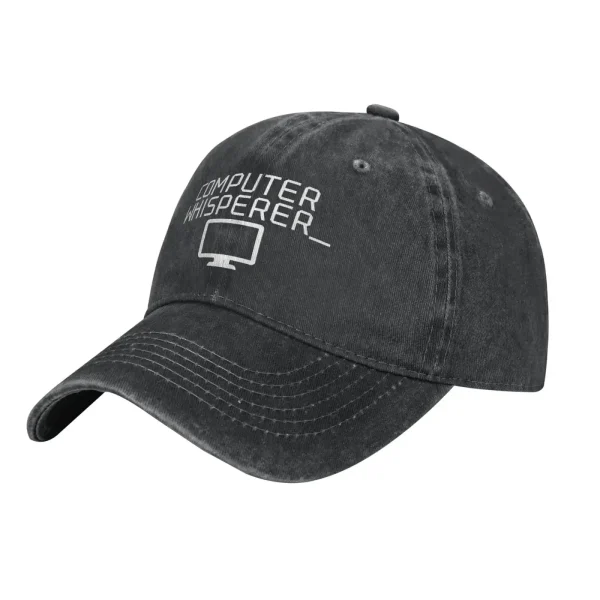 “Tech Support Nerd” Hat – Retro Computer Whisperer Cap for Geeks & IT Pros - Image 2