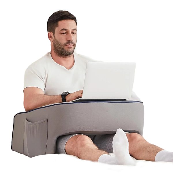 Geek Essentials Work or Play From Home Lap Pillow – Memory Foam Bed Rest Pillow for Comfort & Support