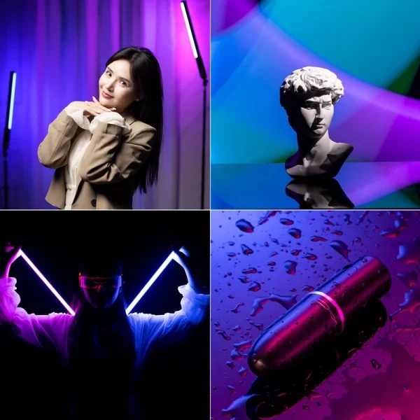 Geek Essentials RGB Handheld Light Wand – 19.68” LED Photography & Studio Lighting Stick - Image 6