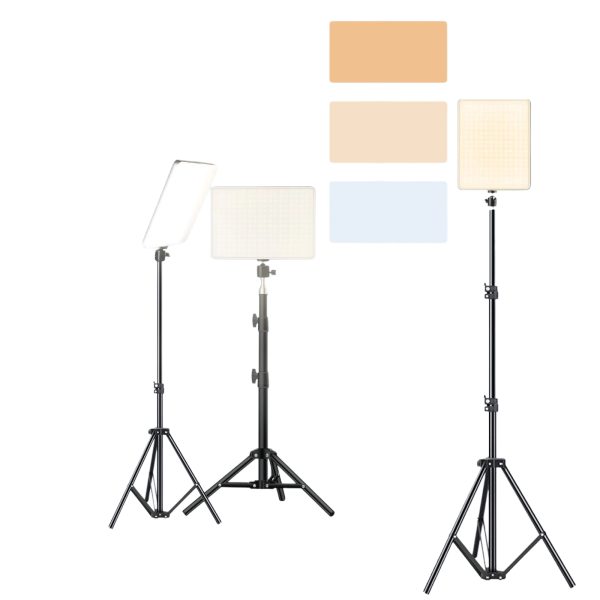 Geek Essentials LED Video Light – Conference & Photography Lighting with Tripod for Streaming, TikTok & Zoom