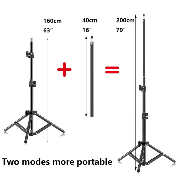 Geek Essentials RGB LED Light Wand – 20” Handheld Video Light Stick with Adjustable Colors, Dimmable Brightness & Rechargeable Battery - Image 5
