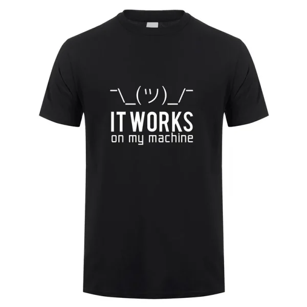 “It Works on My Machine” T-Shirt – Funny Programmer & Developer Tee - Image 3