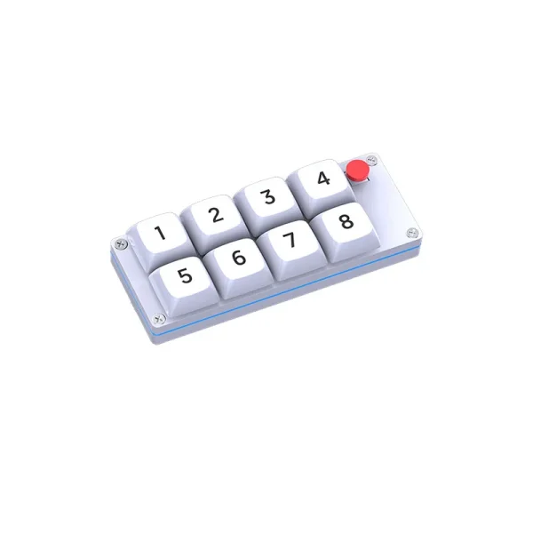 Geek Essentials K806 USB-C Wired Mini Macro Keyboard – 8-Key Programmable Gaming Keypad with RGB Lighting - Image 6