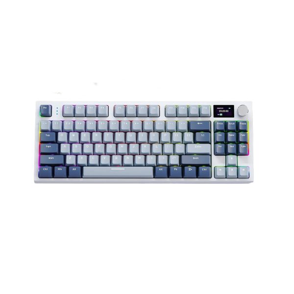 Geek Essentials K86 Wireless Mechanical Keyboard – Hot-Swappable, Bluetooth/2.4G, Display Screen & Volume Control